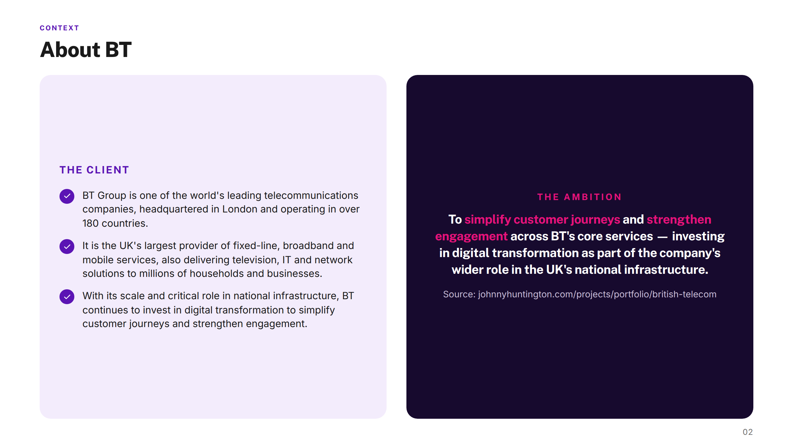 About BT