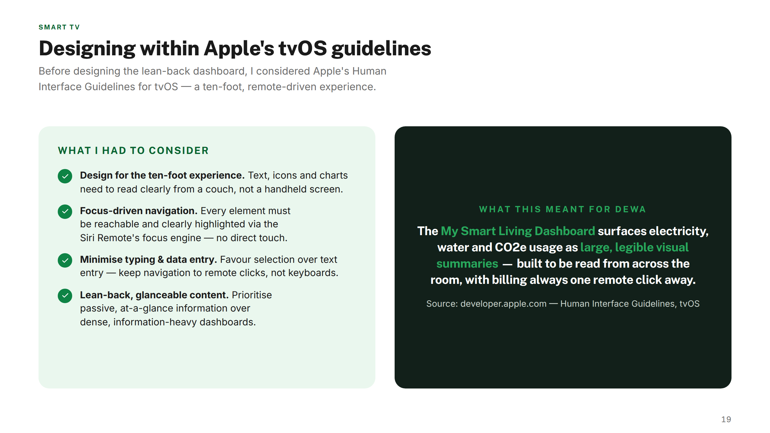 Smart TV — Apple Guidelines