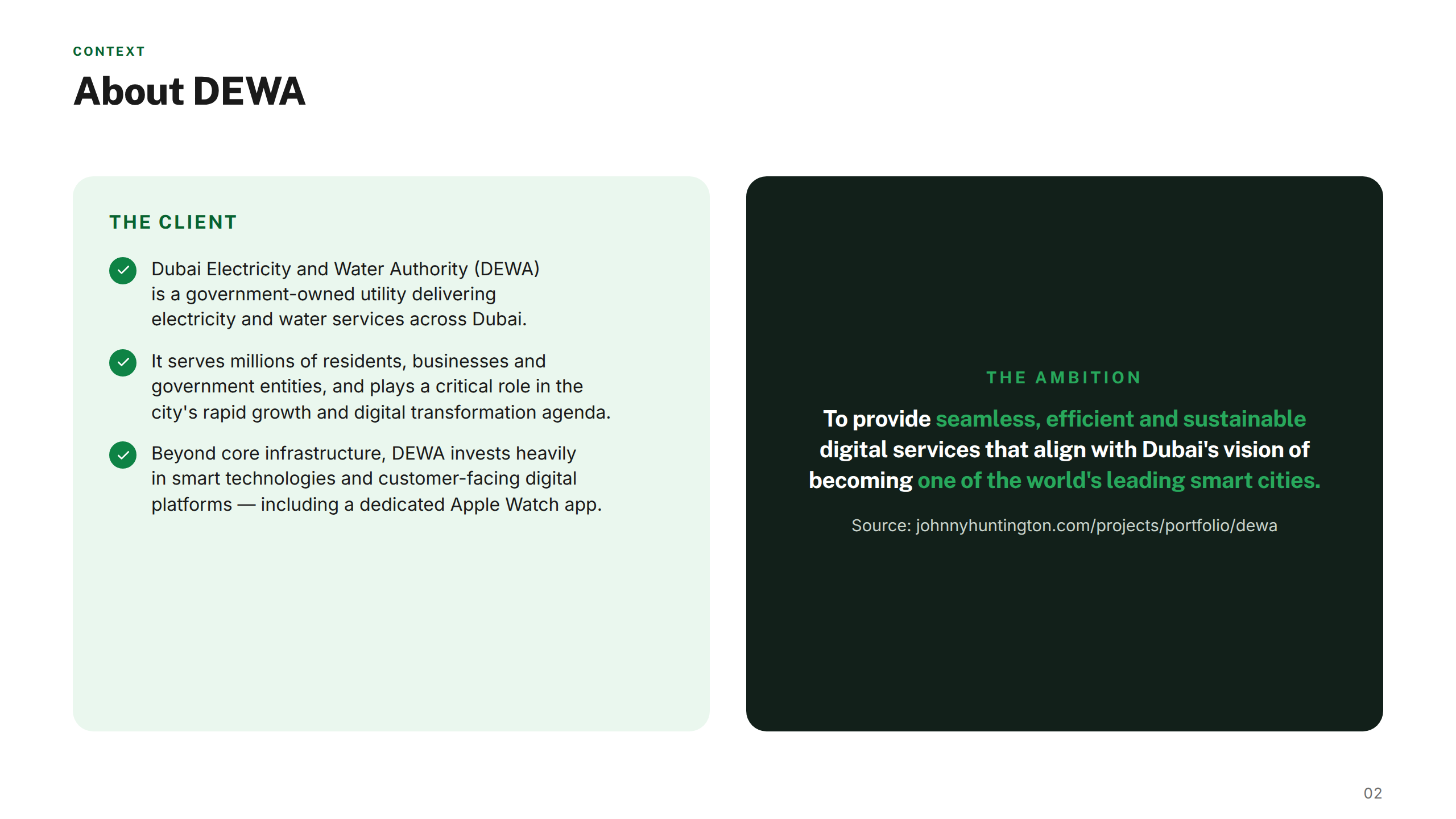 About DEWA