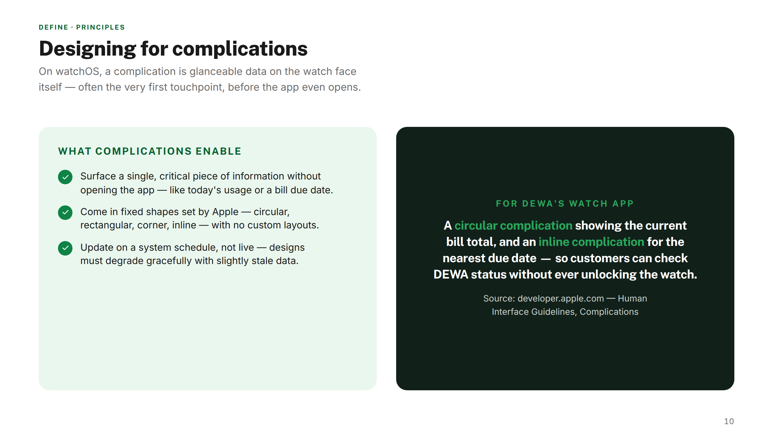 Complications Design