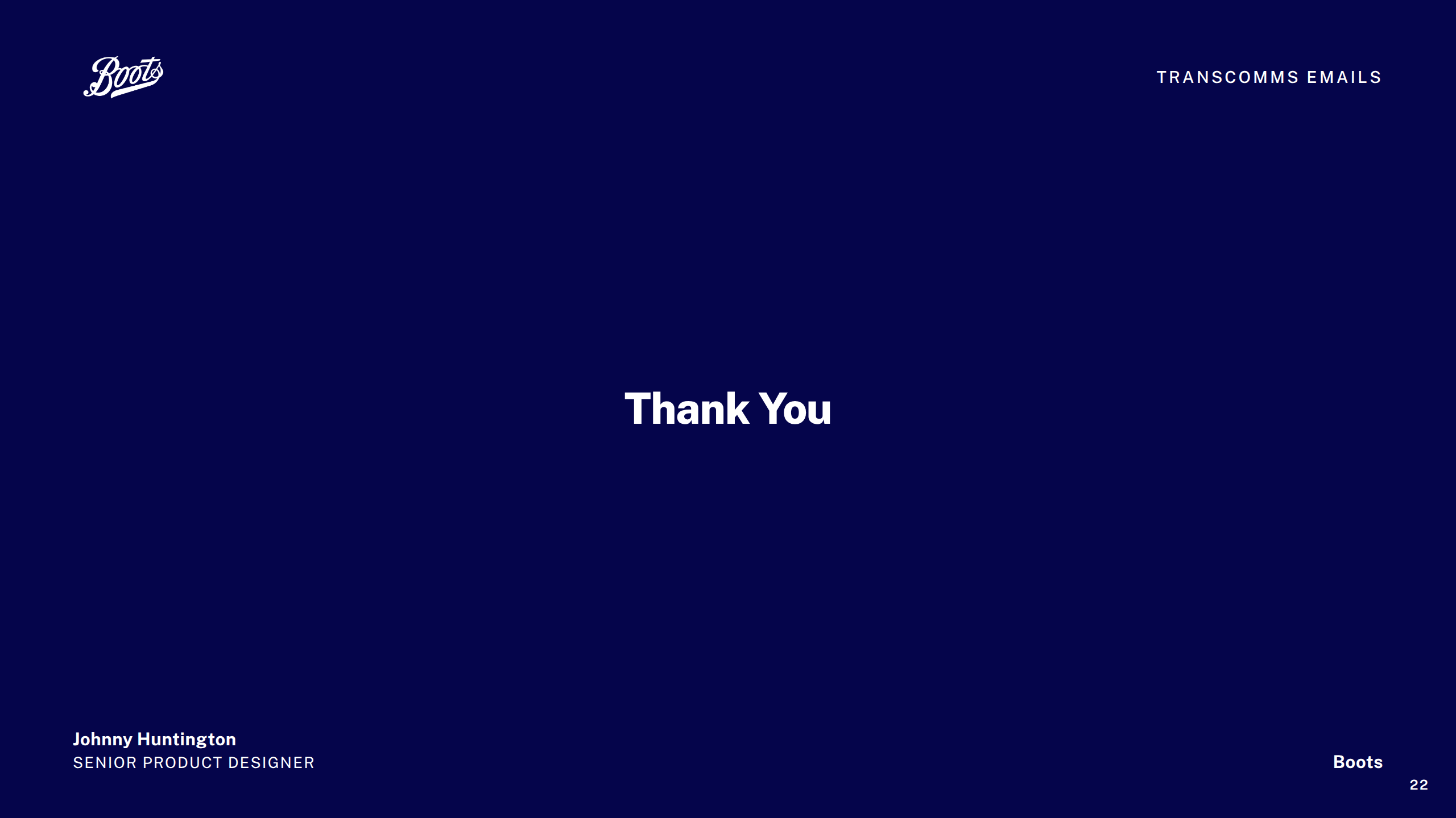 Thank You