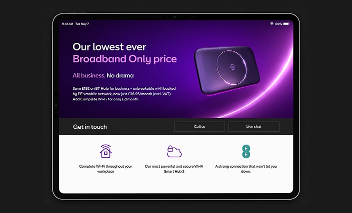 BT renewal page — desktop view