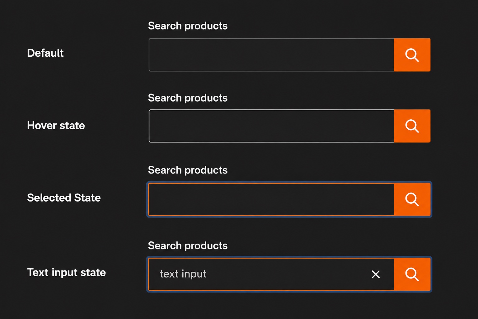 Sainsbury's design system — component detail