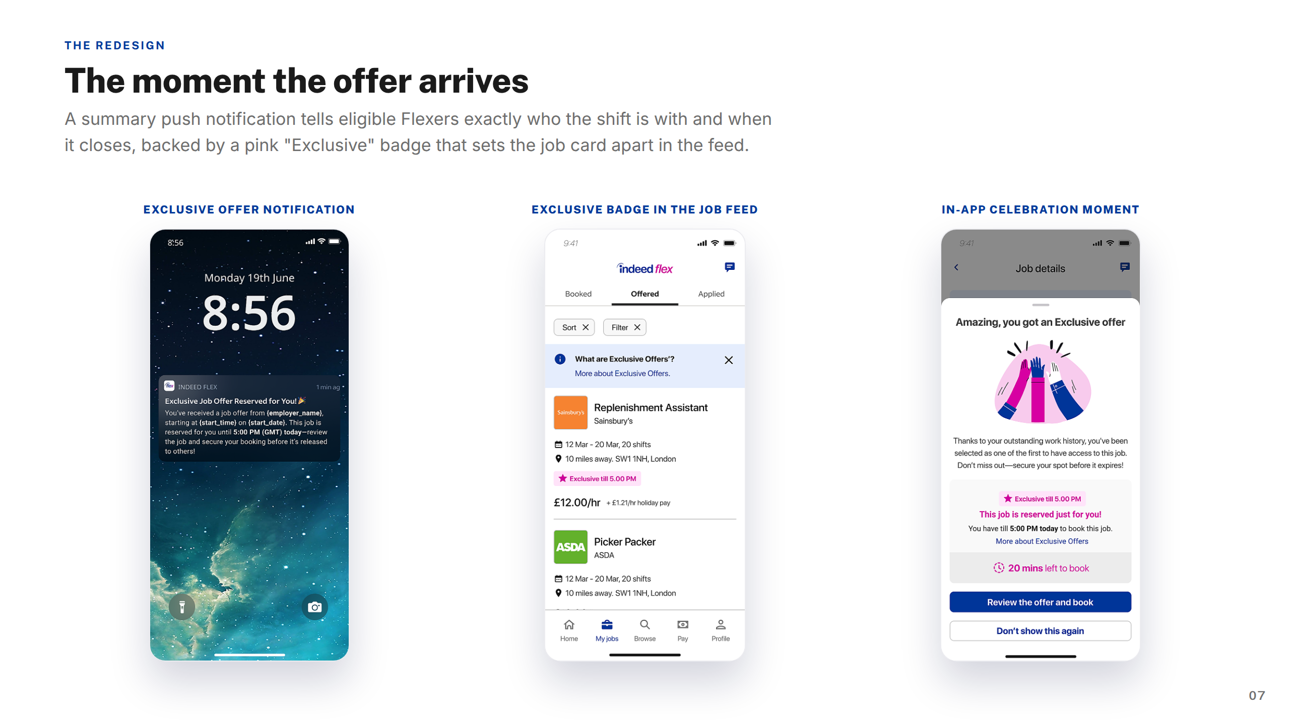 Screens — Offer Arrives