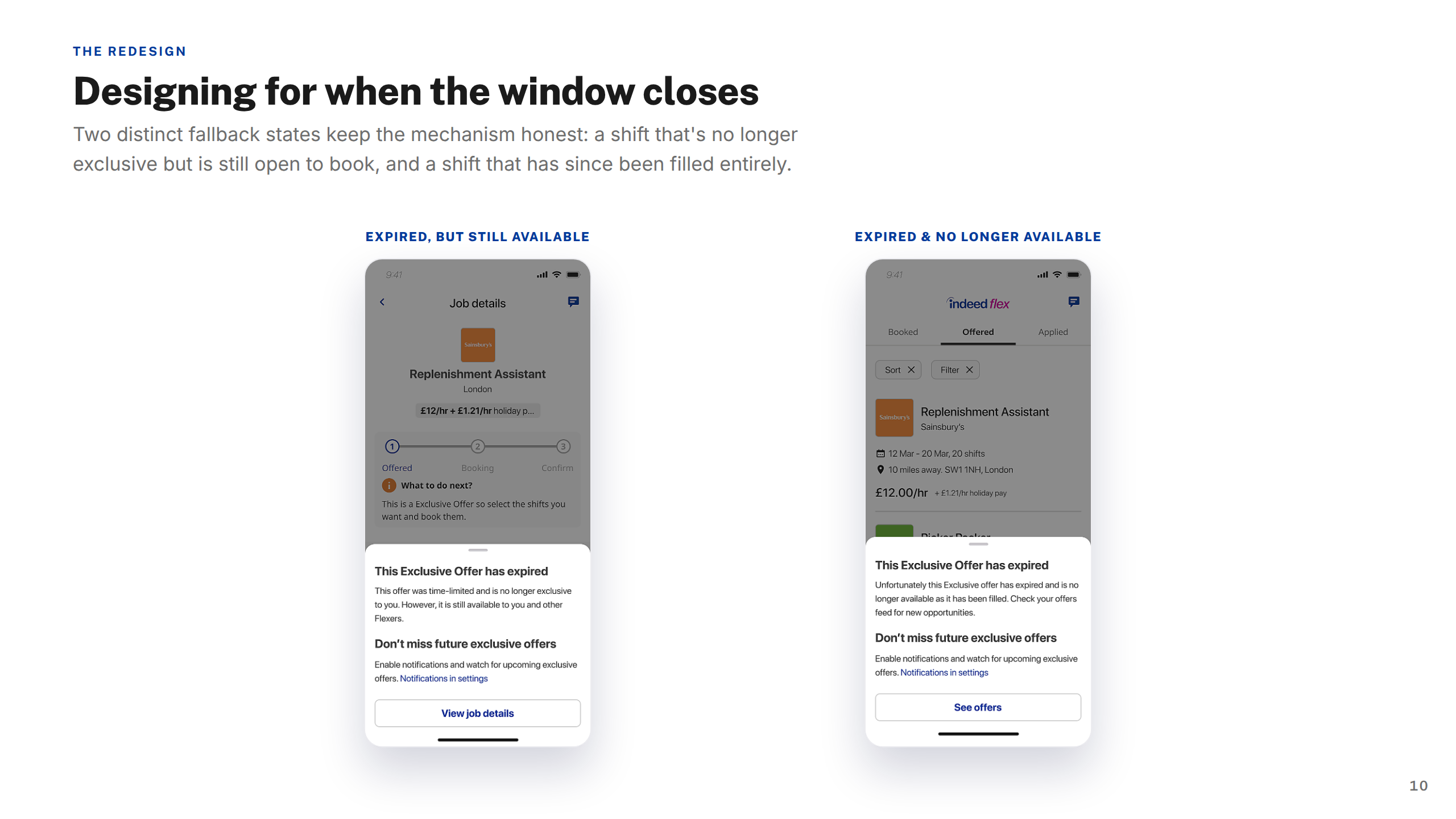 Screens — Offer Expires