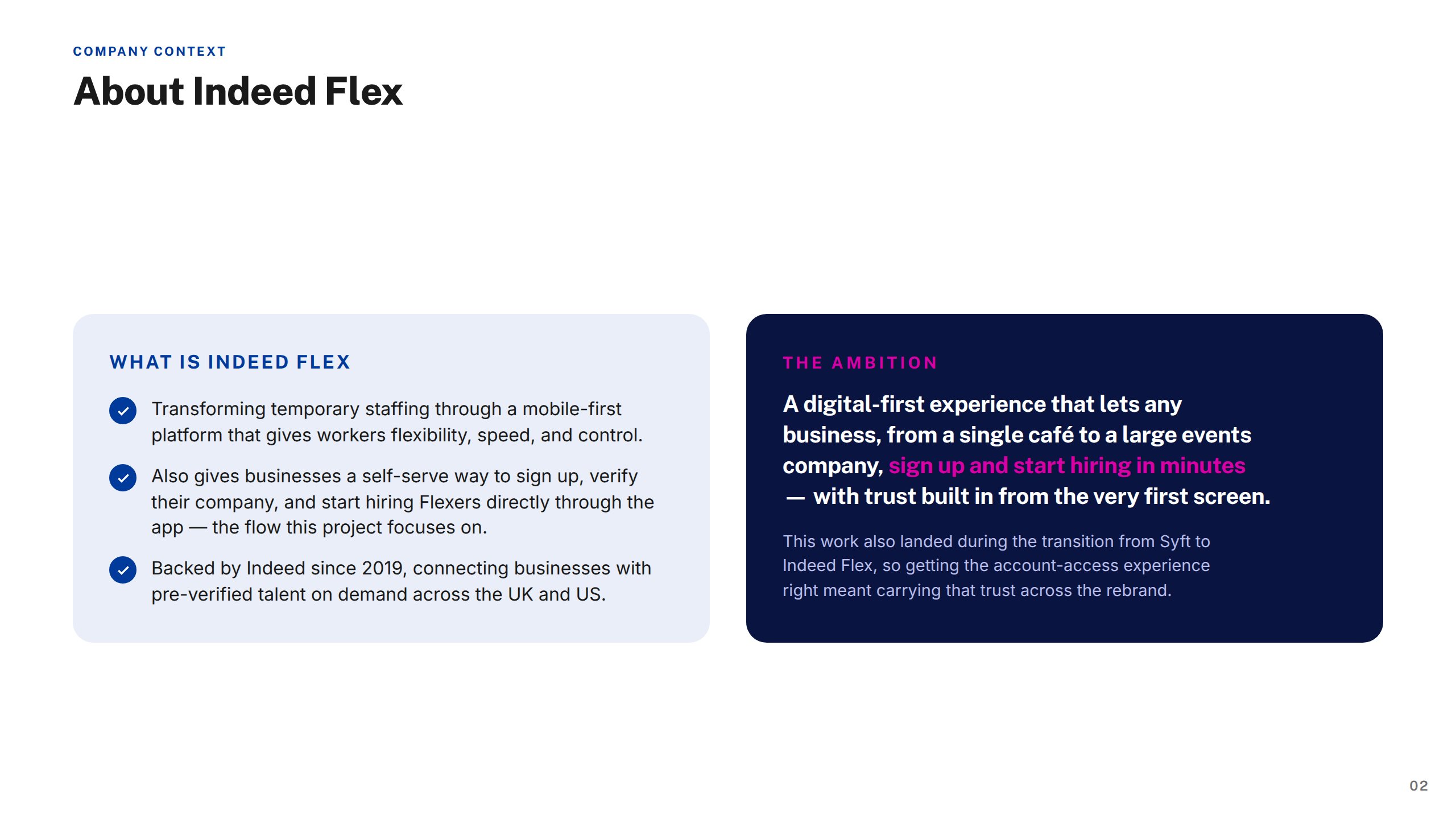 About Indeed Flex