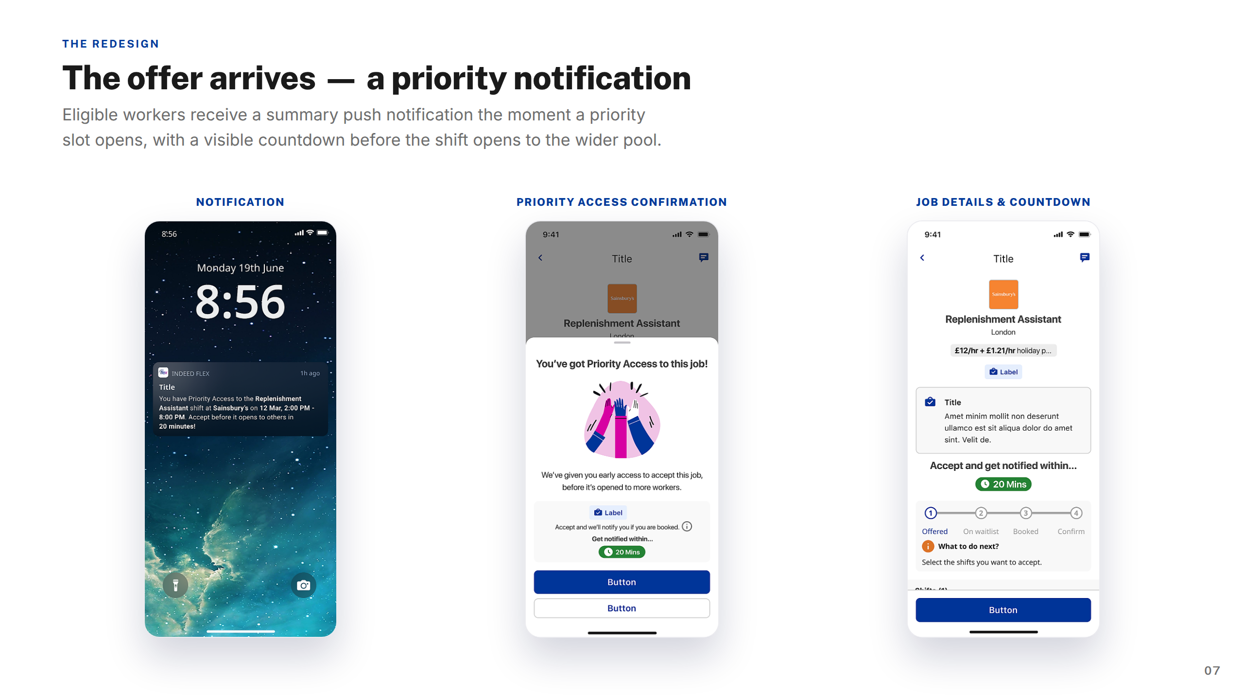 Screens — Offer Arrives